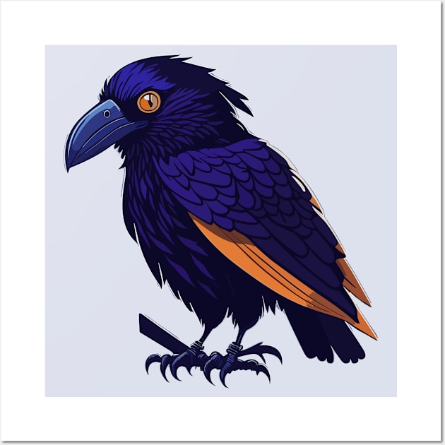 Cute Raven Wall Art by SpriteGuy95